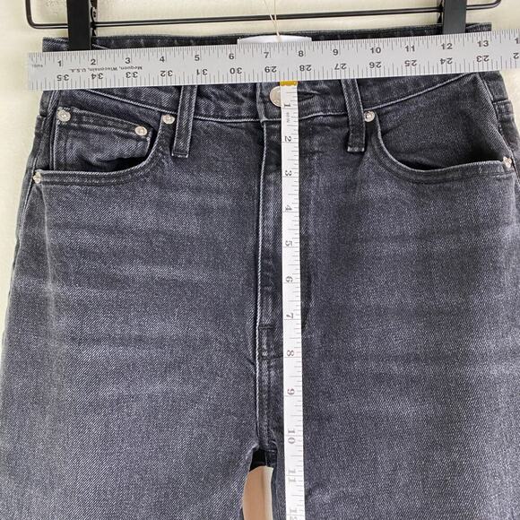 Derek Lam 10 Crosby Frankie Jeans Size 26 Gray Black Split Hem Straight Casual - Picture 10 of 12
